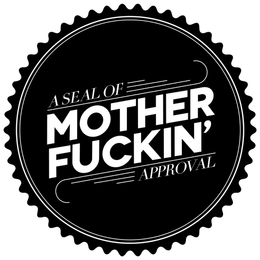 A Seal of MotherFuckin' Approval Sticker Cleaverandblade.com