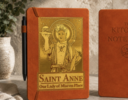 Saint Chef Anne Kitchen Notebook – Our Lady of Mise en Place