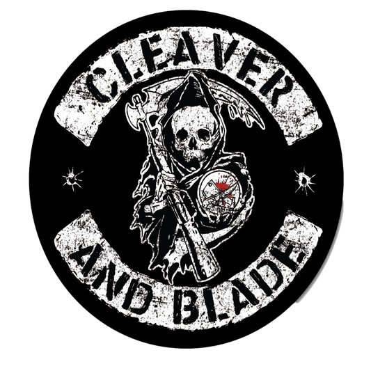 Cleaver and Blade Rocker Patch Sticker Cleaverandblade.com