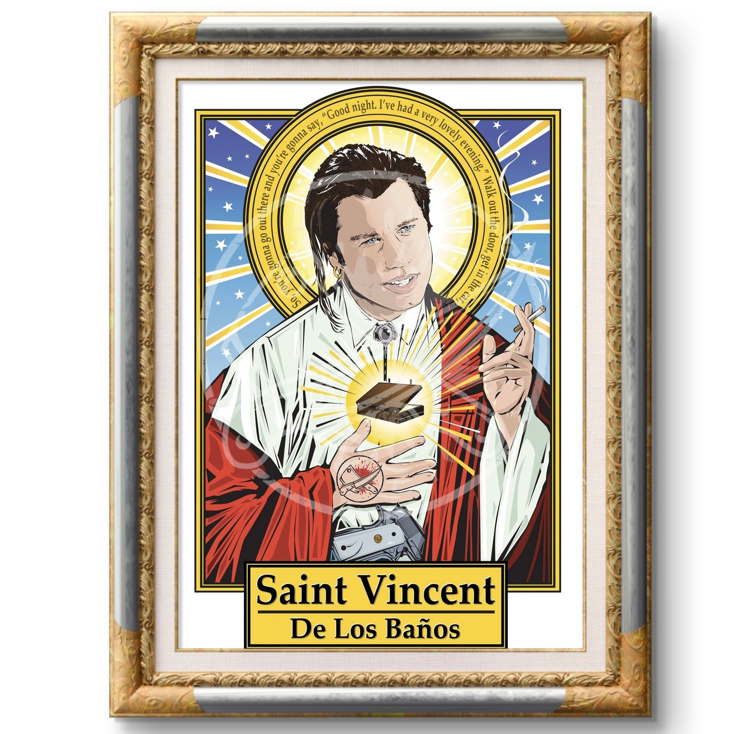 Saint Vincent-De Los Banos Poster Cleaverandblade.com