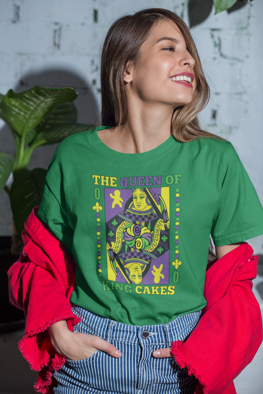 The Queen of King Cakes T-Shirt Cleaverandblade.com