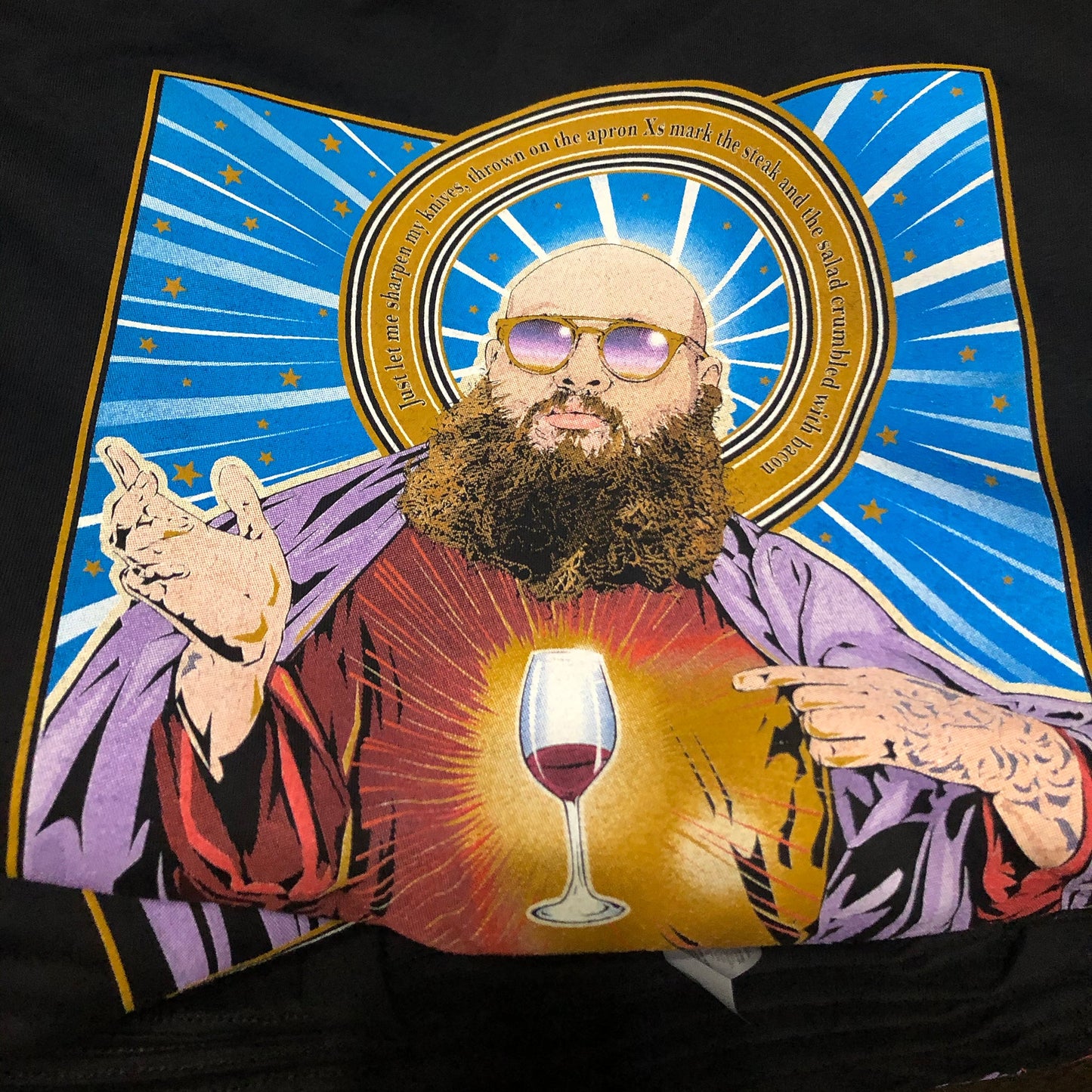 Saint Bronson Seeker of the Delicious NY T-Shirt Cleaverandblade.com