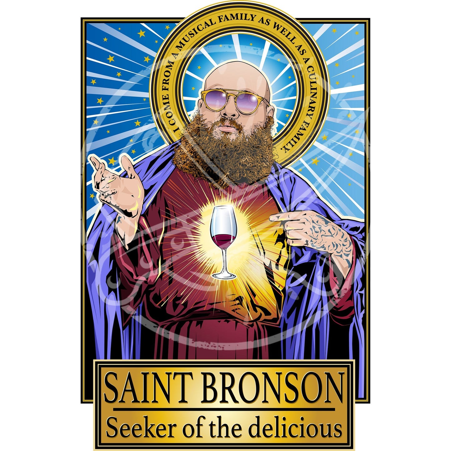 Saint Bronson poster included in bundle