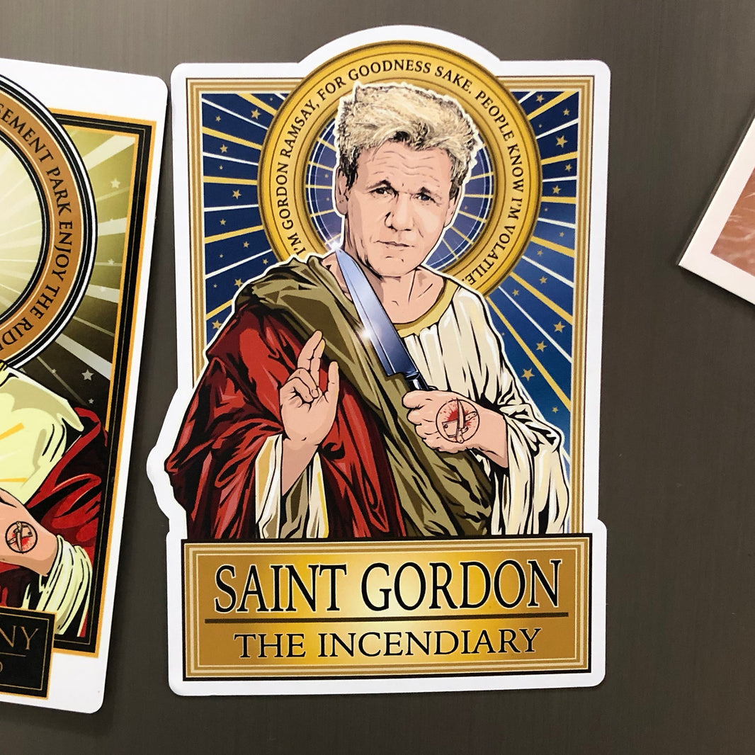 Saint Gordon The Incendiary Magnet Cleaverandblade.com
