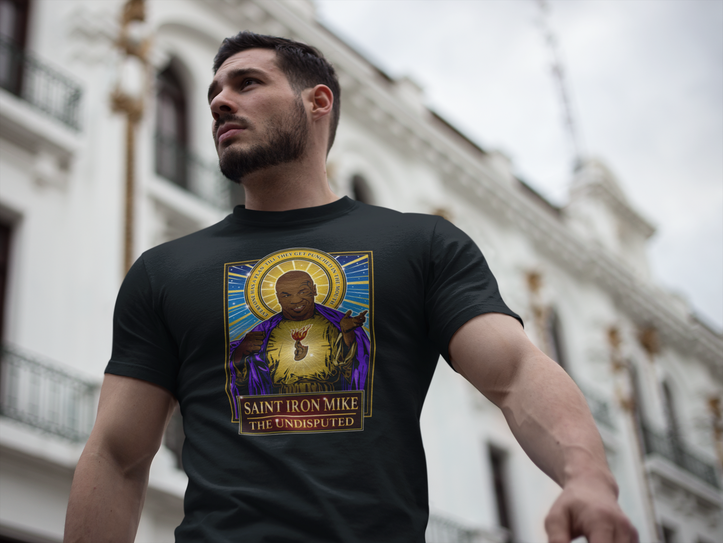 Saint Iron Mike T-Shirt Cleaverandblade.com