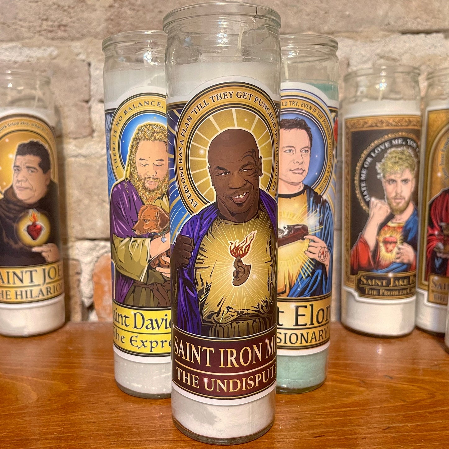 Saint Iron Mike The Undisputed Candle Cleaverandblade.com