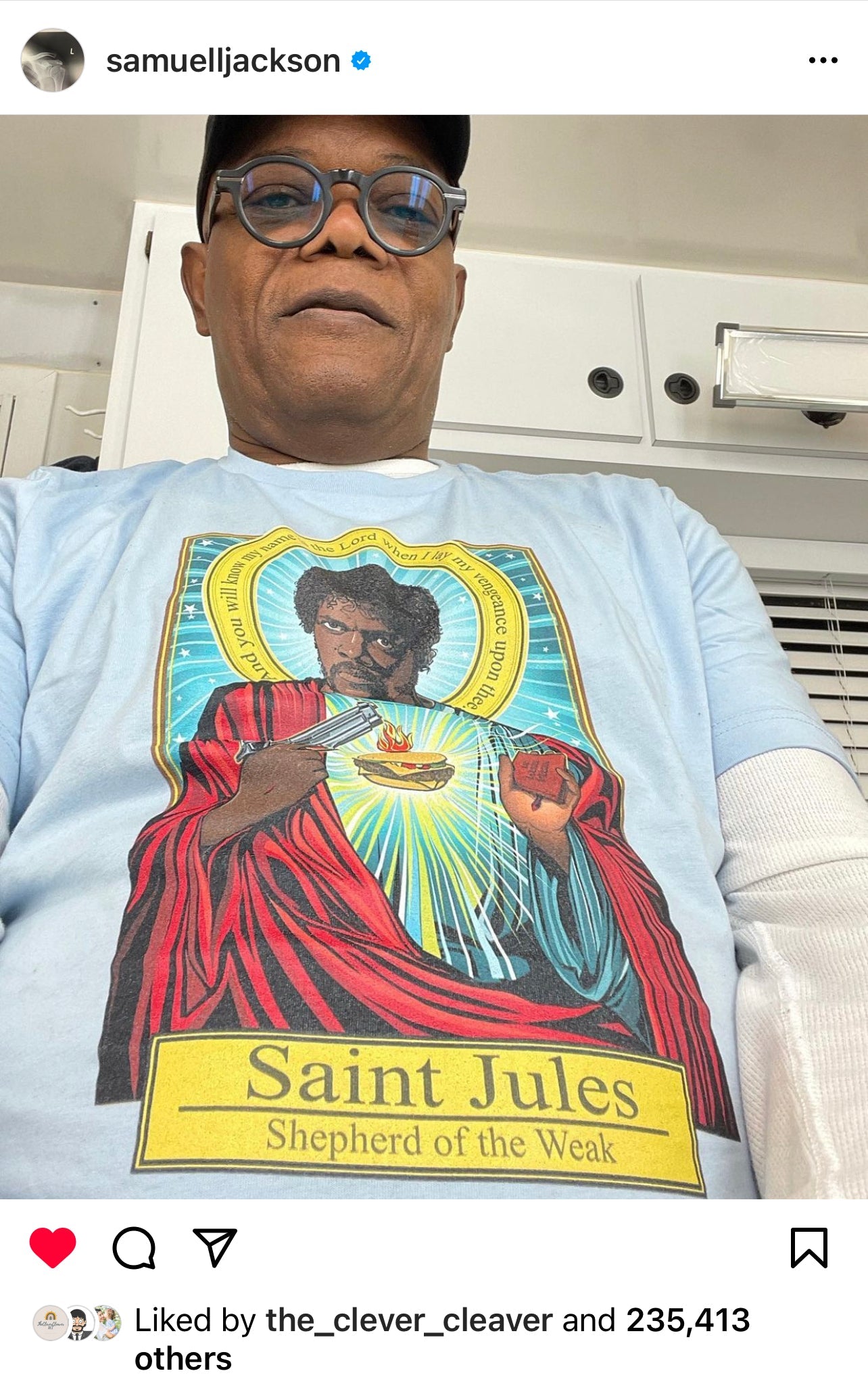 Saint Jules Shepherd of the Weak Shirt Cleaverandblade.com