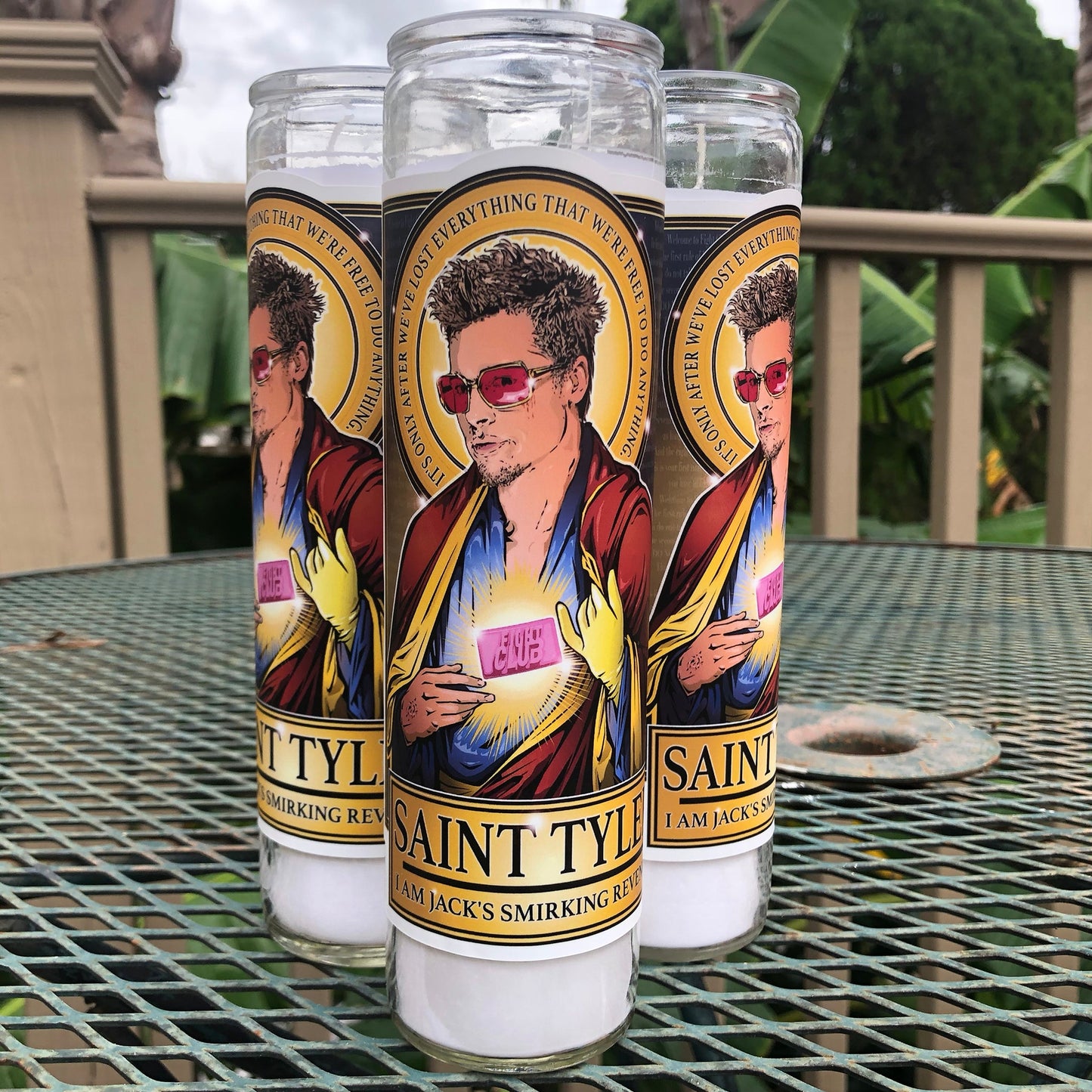 Saint Tyler Durden Candle Cleaverandblade.com