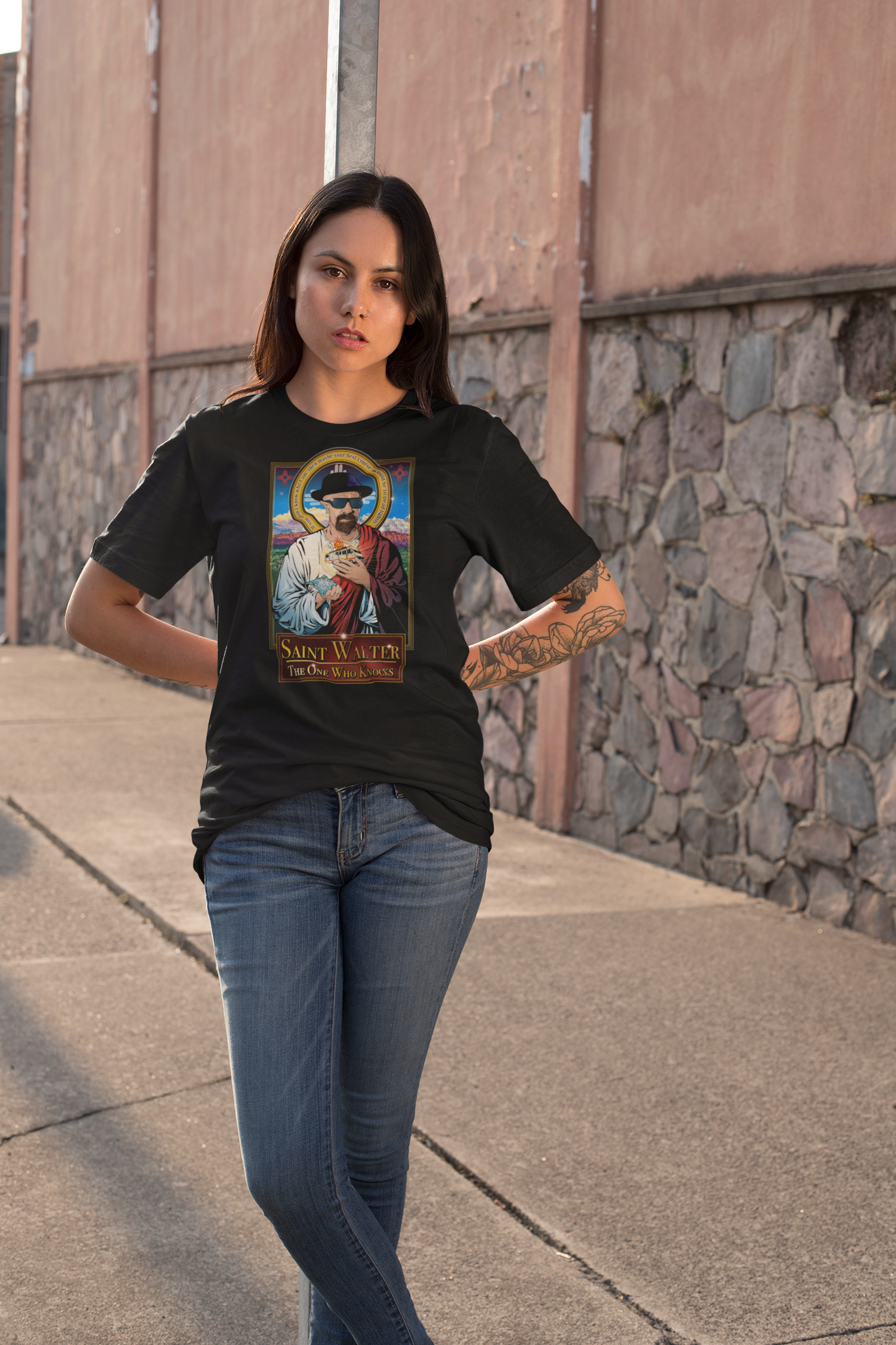 Saint Walter White T-Shirt Cleaverandblade.com