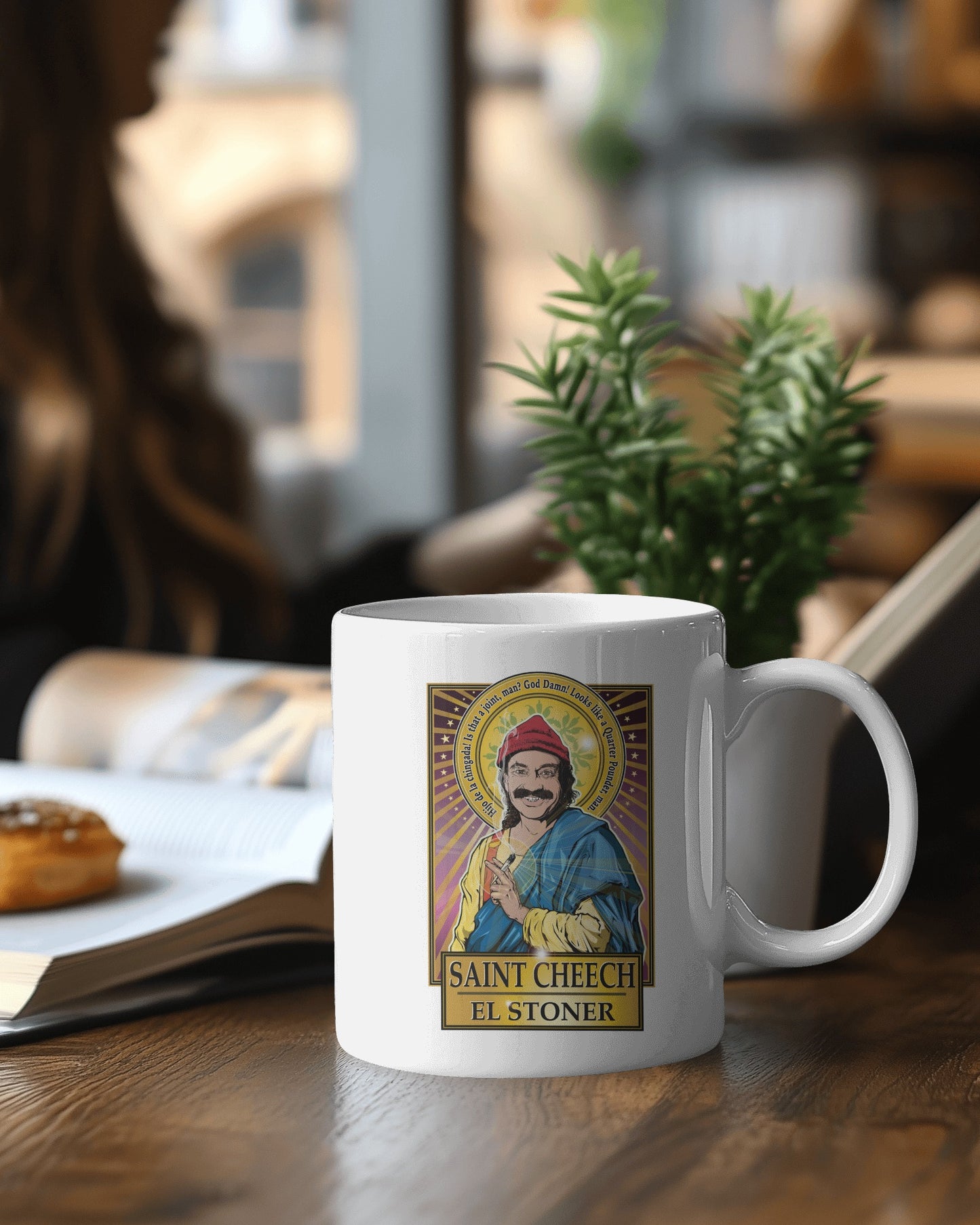 SAINT CHEECH “EL STONER” MUG | CLEAVER & BLADE®