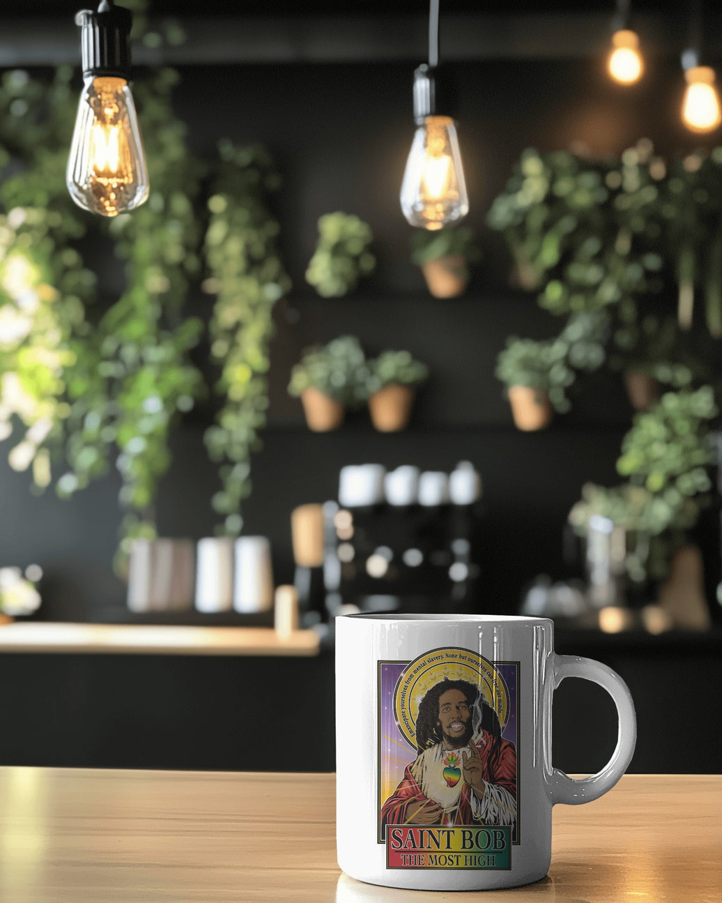 Chef Coffee Mug – “Saint Bob The Most High” Parody Mug | Cleaver & Blade®