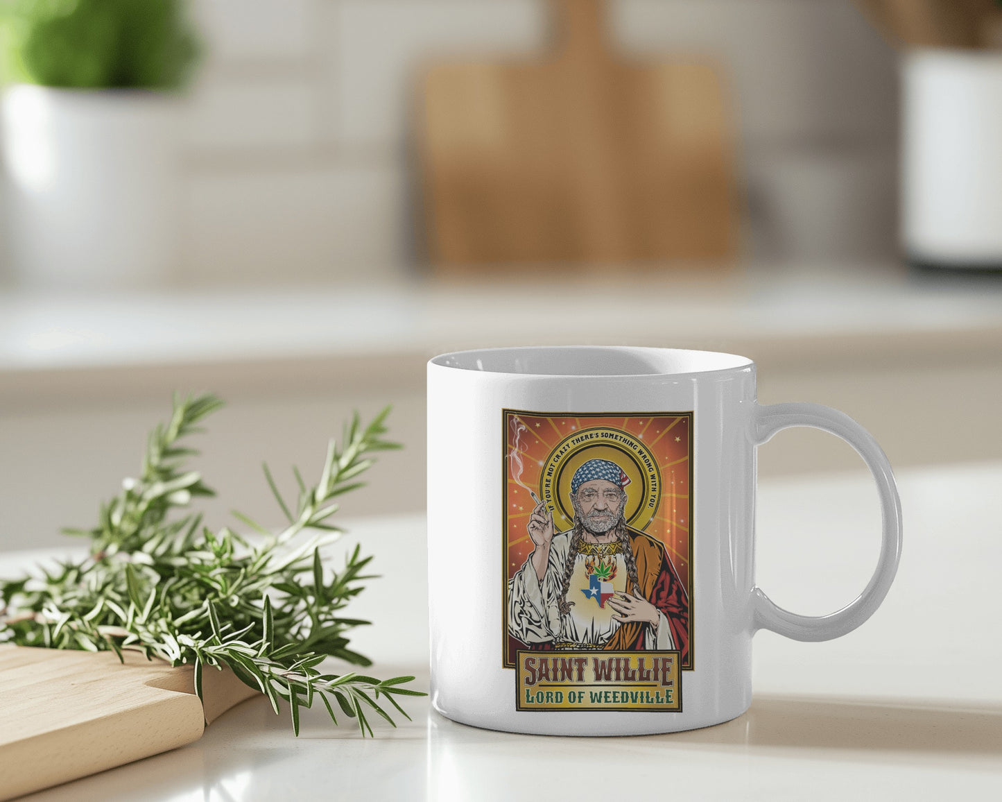 Cleaver & Blade™ "Saint Willie Nelson" Mug