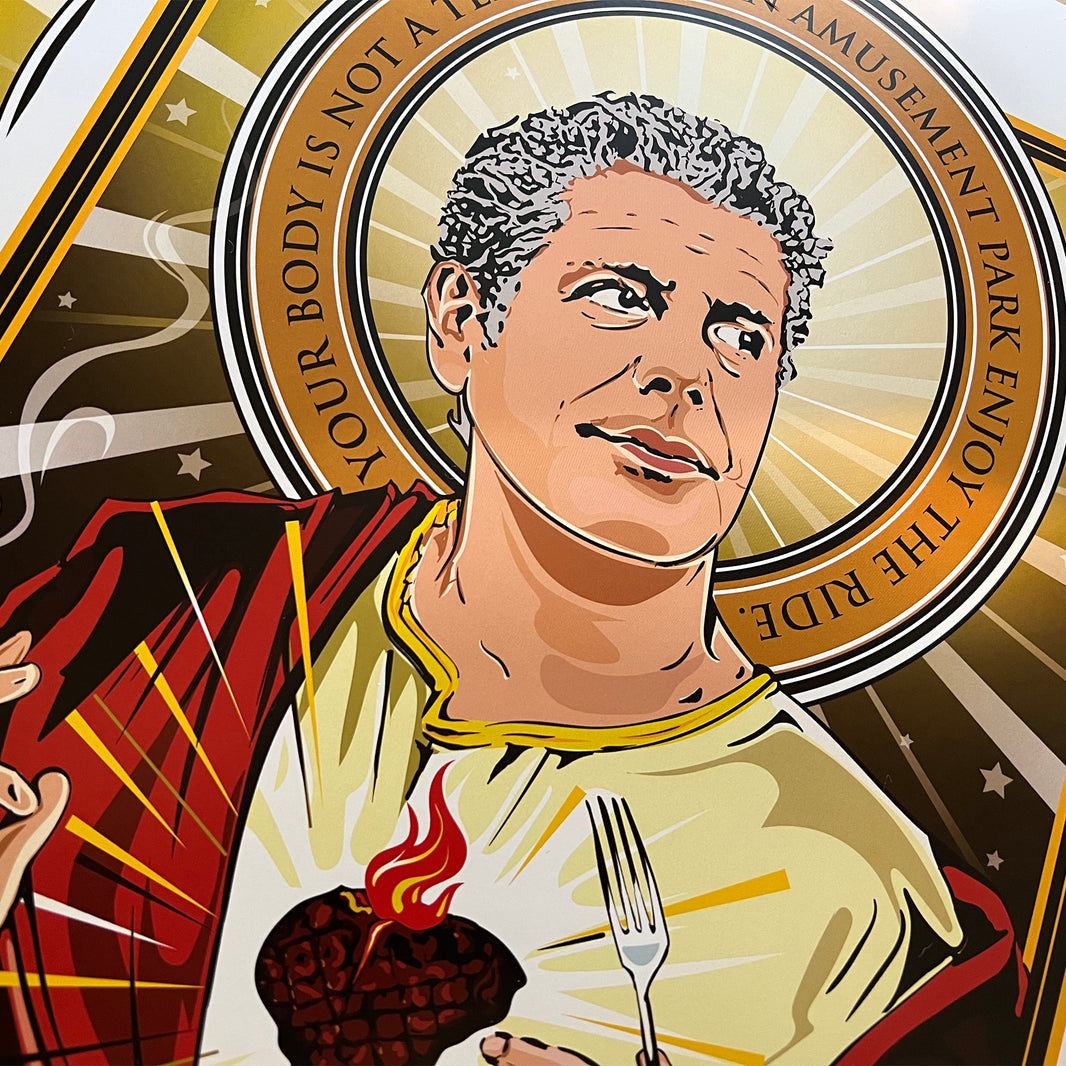 image Saint Anthony the Opinionated Poster Cleaverandblade.com