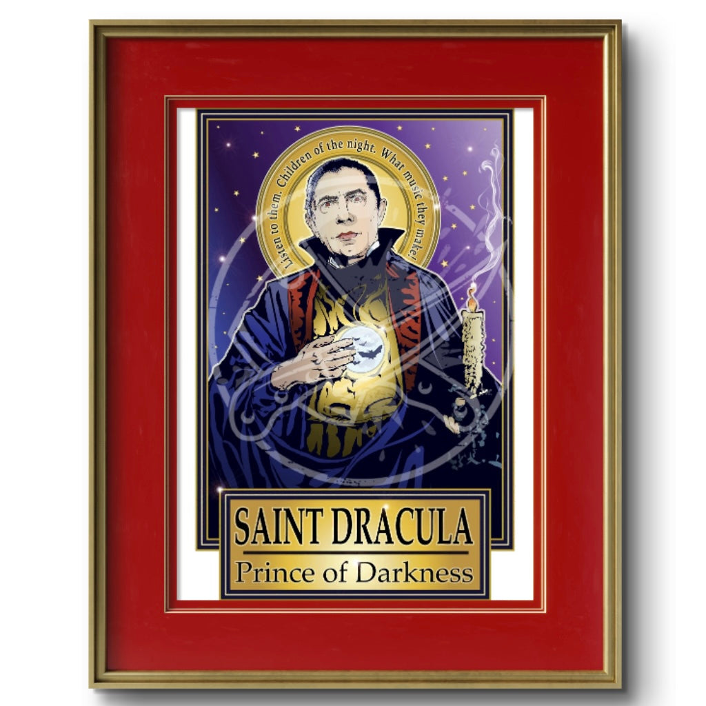 Saint Dracula Prince of Darkness Poster Cleaverandblade.com