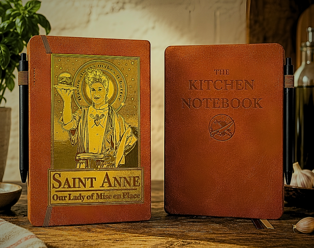Saint Chef Anne Kitchen Notebook – Our Lady of Mise en Place