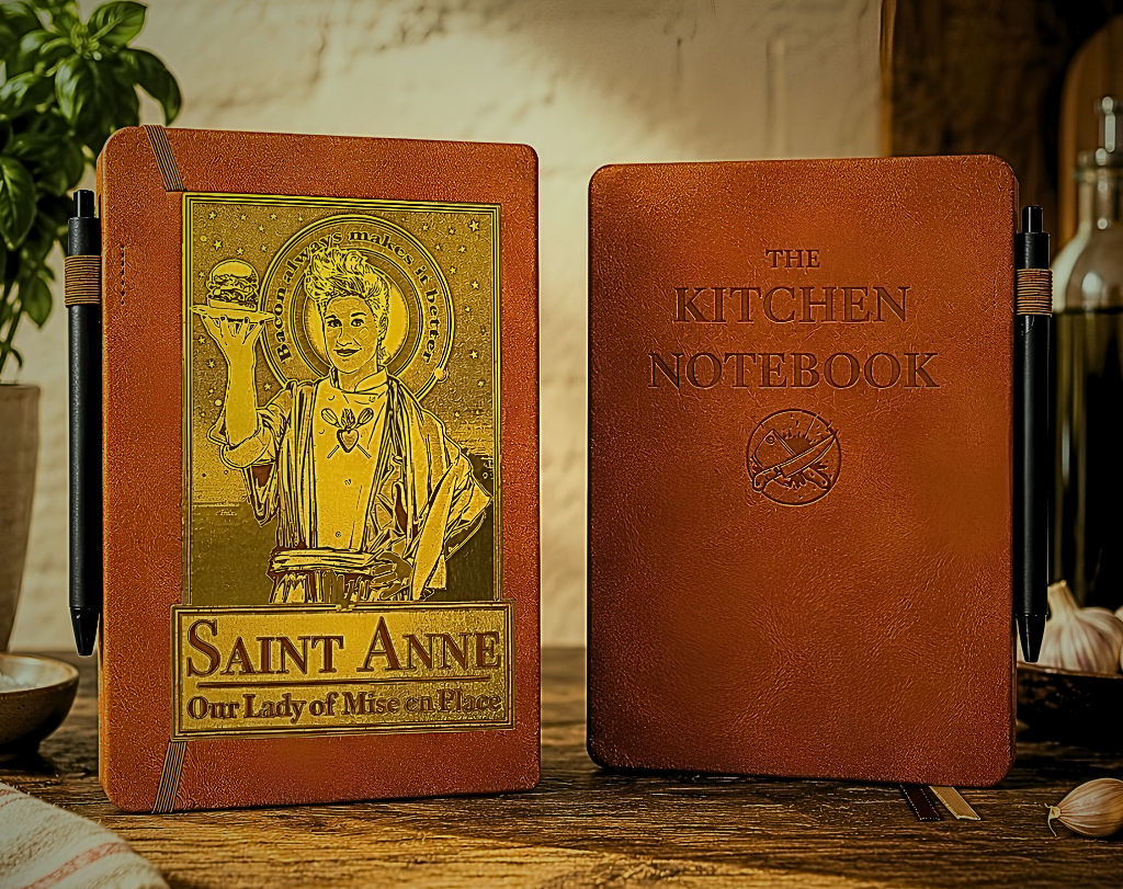 Saint Chef Anne Kitchen Notebook – Our Lady of Mise en Place