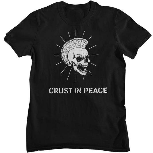 Crust in Peace T-Shirt Cleaverandblade.com