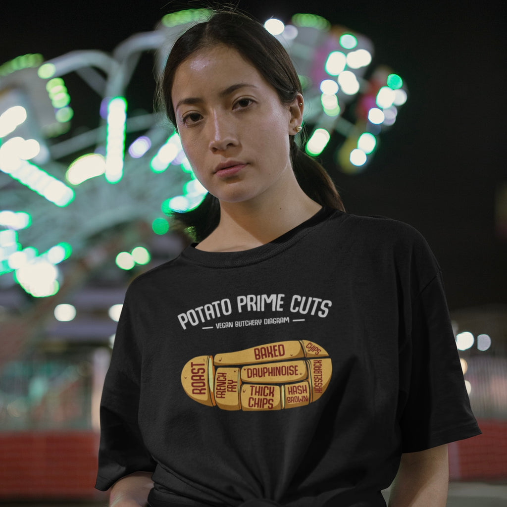 The Potato Prime Cuts T-Shirt Cleaverandblade.com