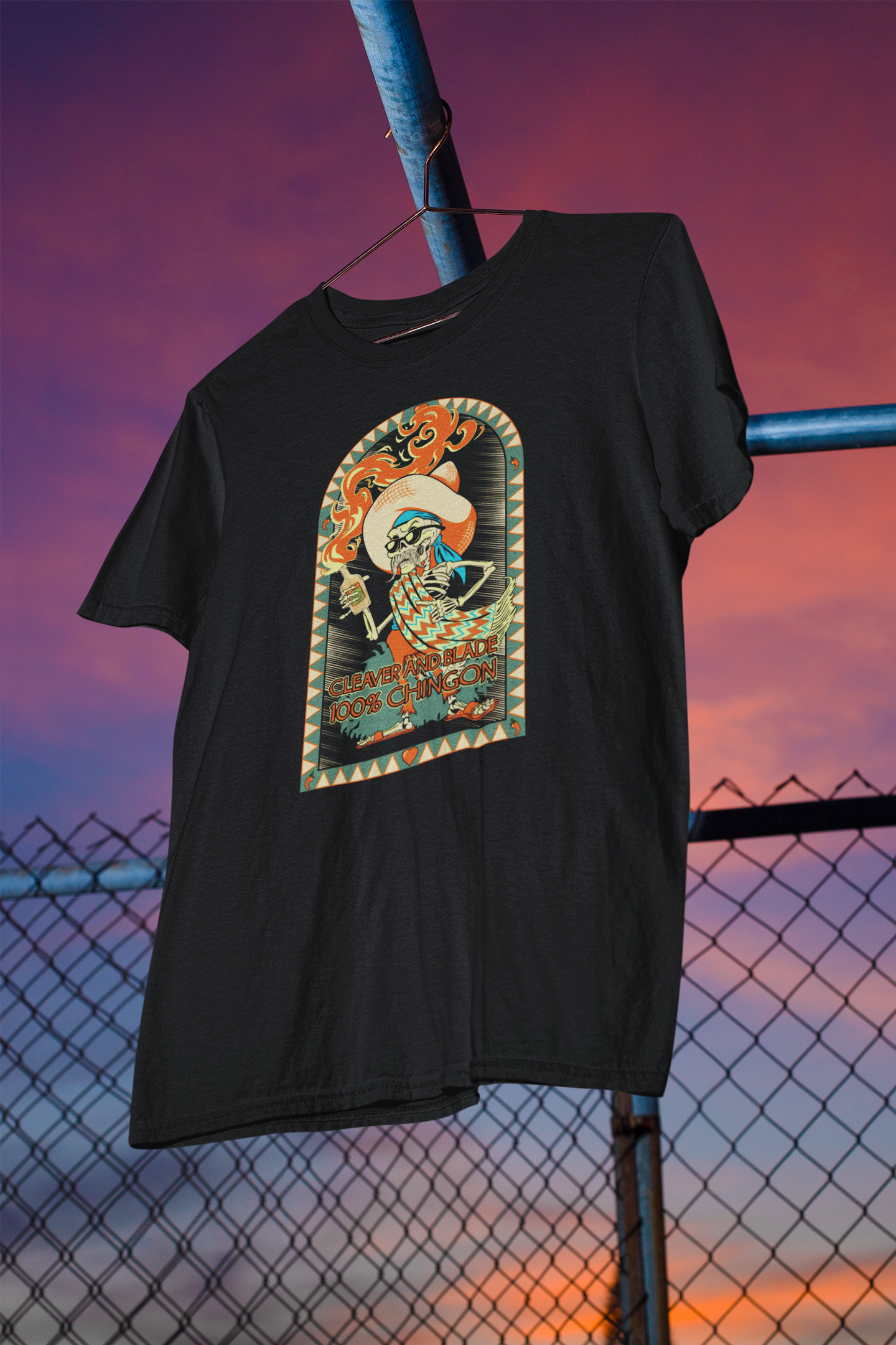 100% Chingon T-Shirt Cleaverandblade.com