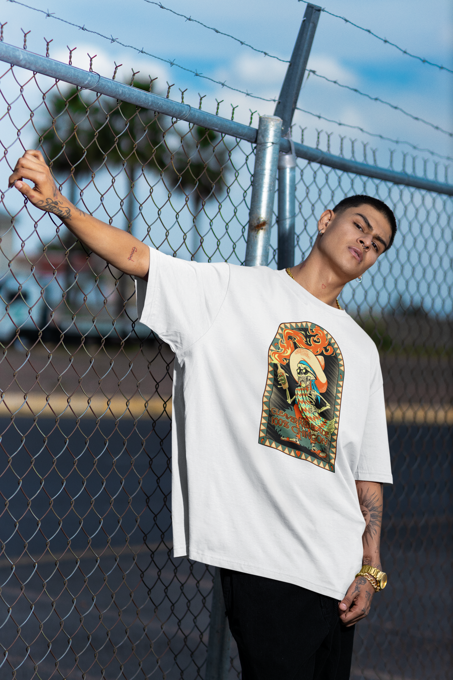 100% Chingon T-Shirt Cleaverandblade.com