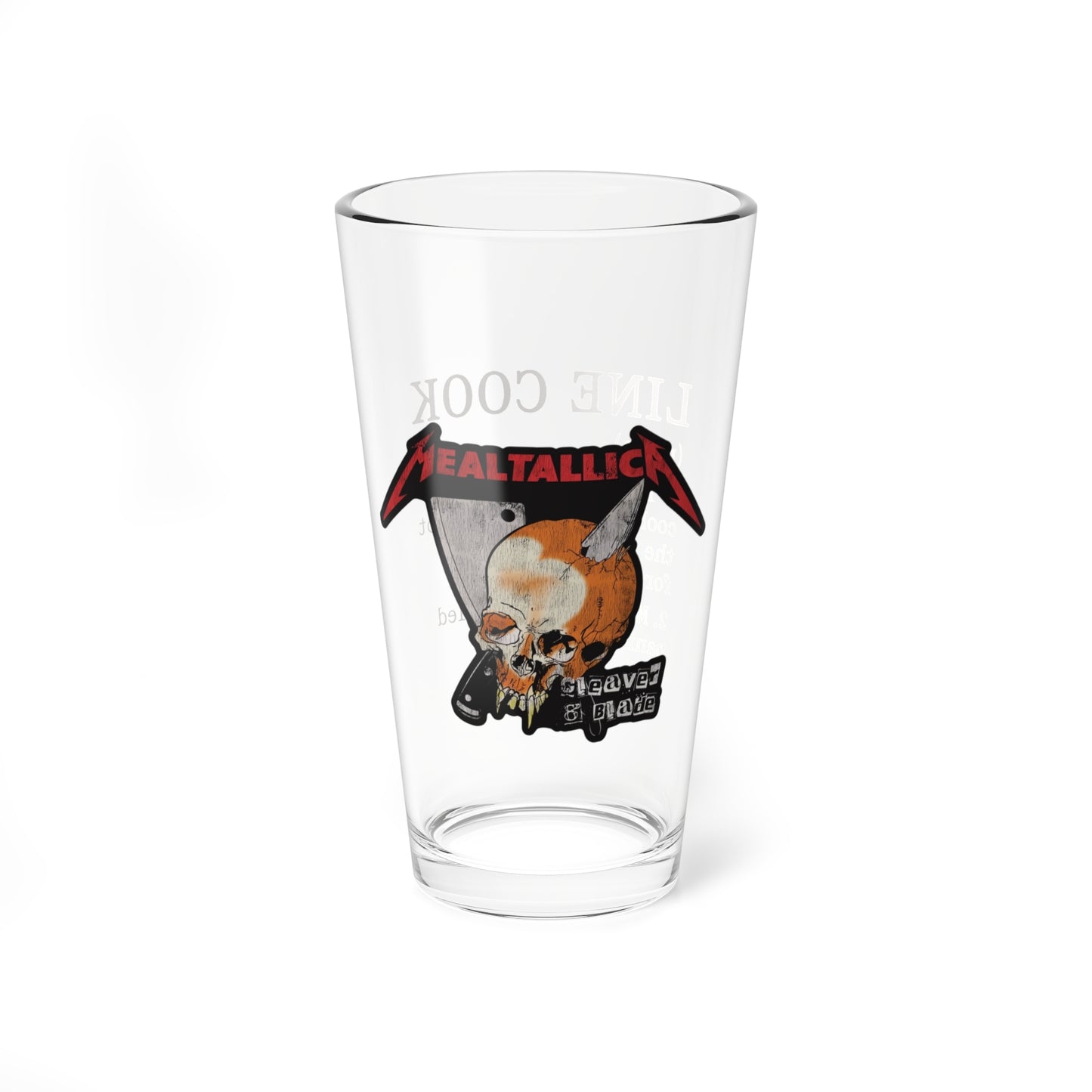 Cleaver & Blade™ "Post Shift" Pint Glass