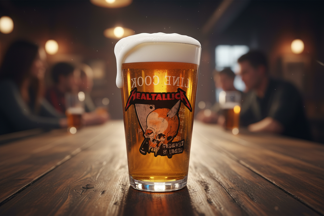 🍺 Post Shift Mealtallica™
Service Vessels™ Pint Glass