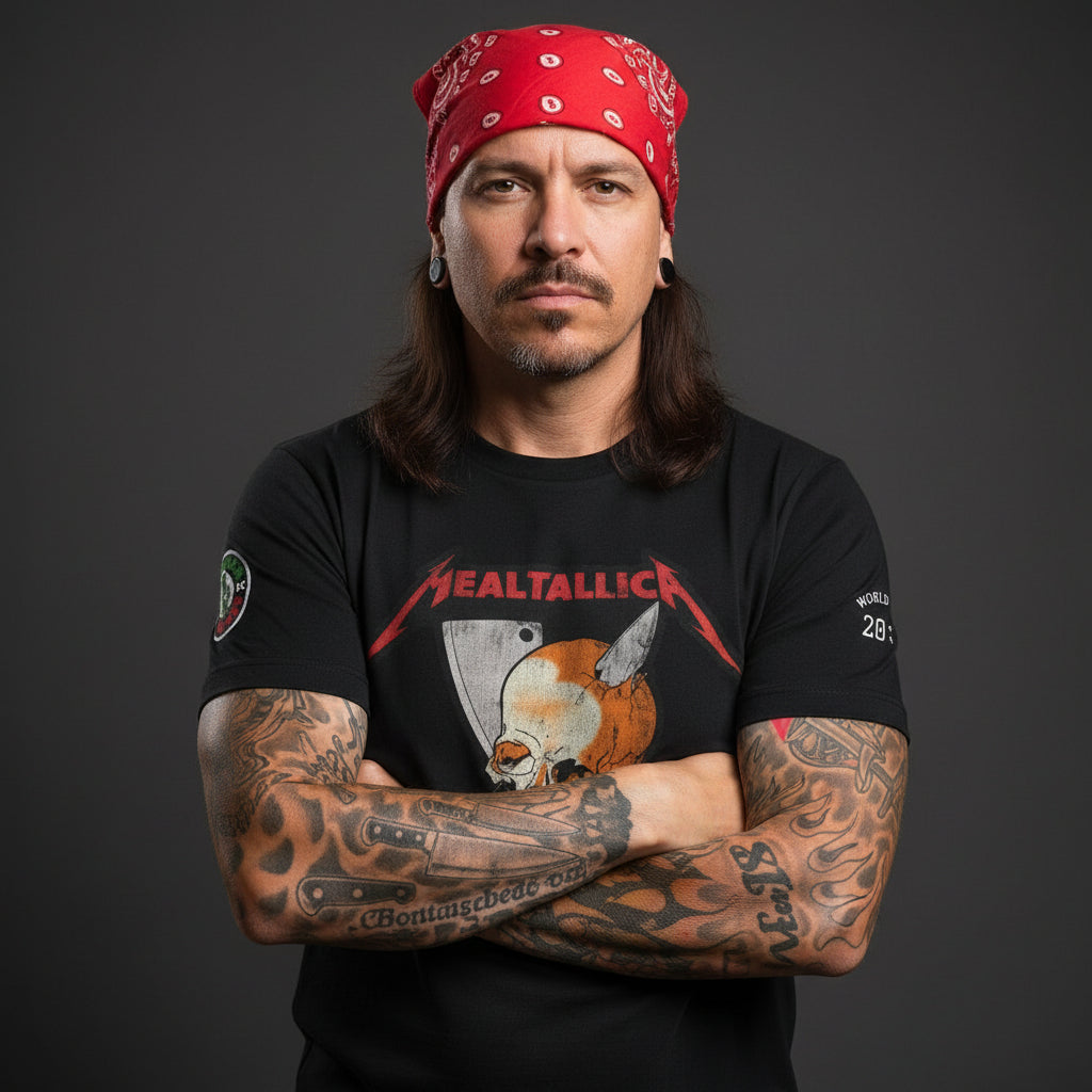 Metal Skull Tee — Real Tallica Graphic T-Shirt