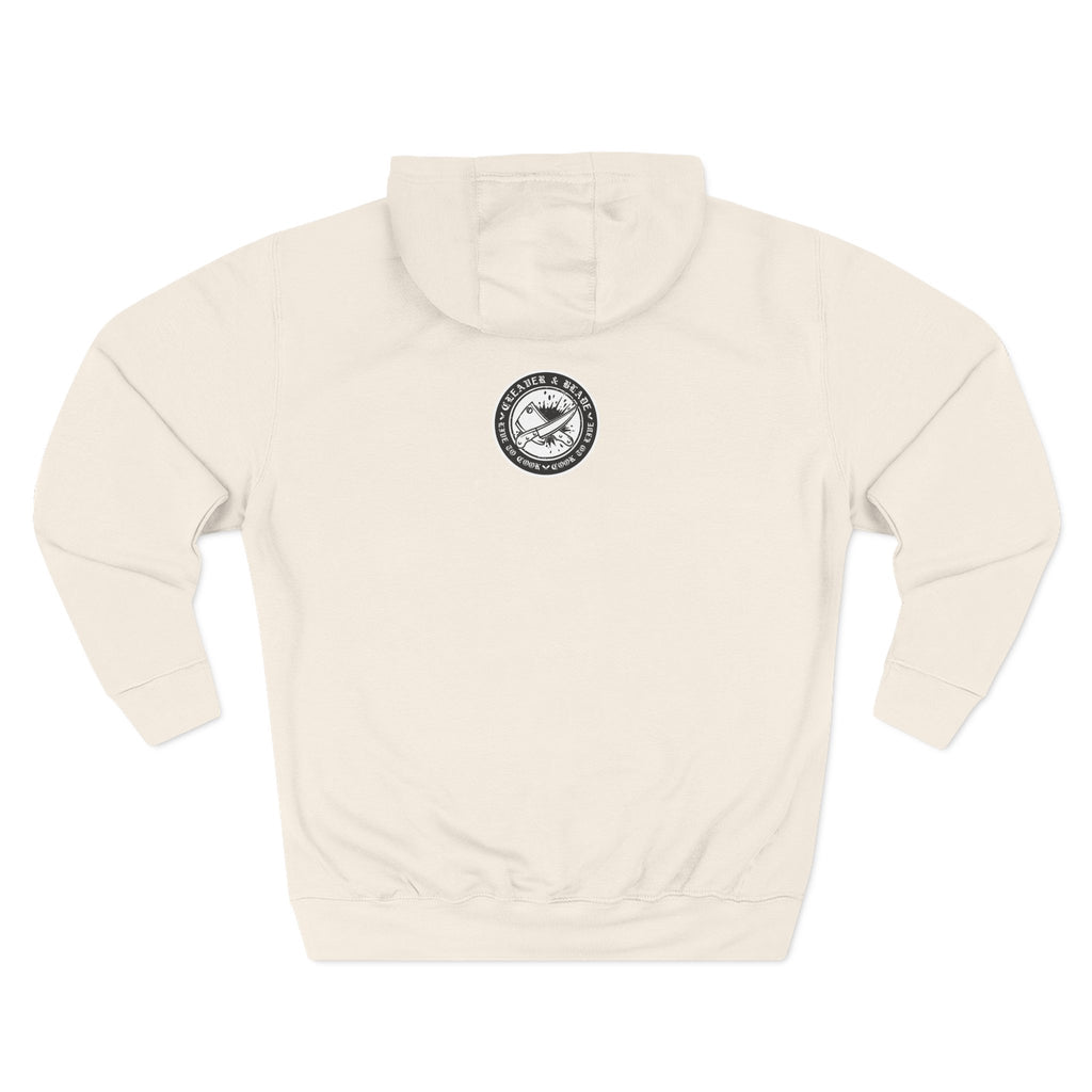 Crawfish Cuts Diagram Hoodie — Seafood Lover Graphic Fleece Hoodie