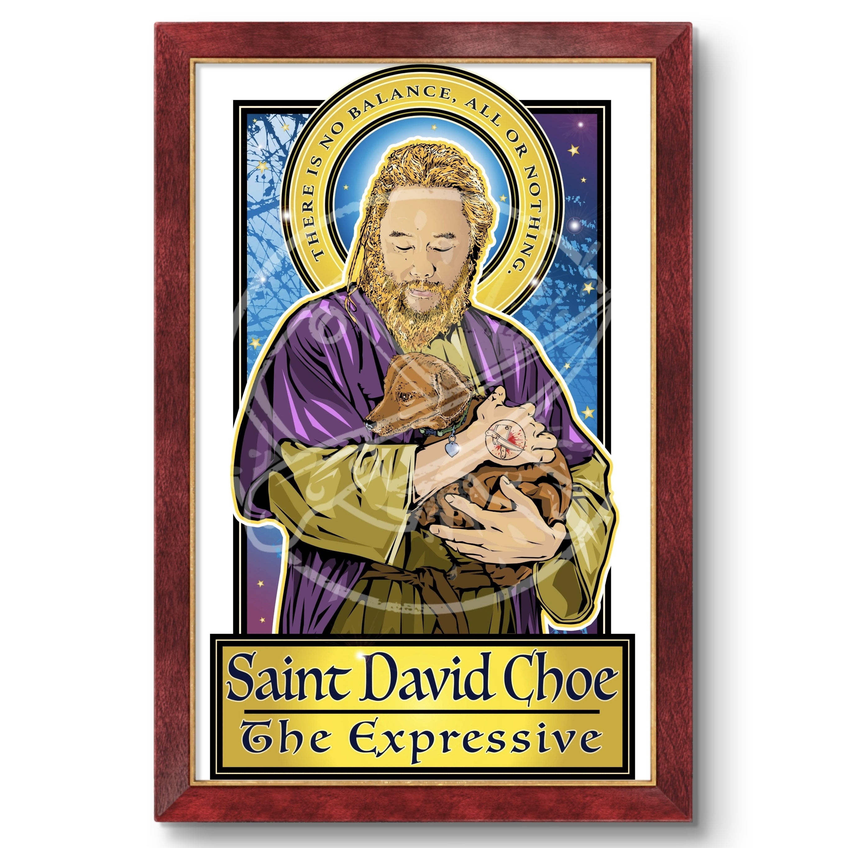 Saint David Choe The Expressive Poster Cleaverandblade.com