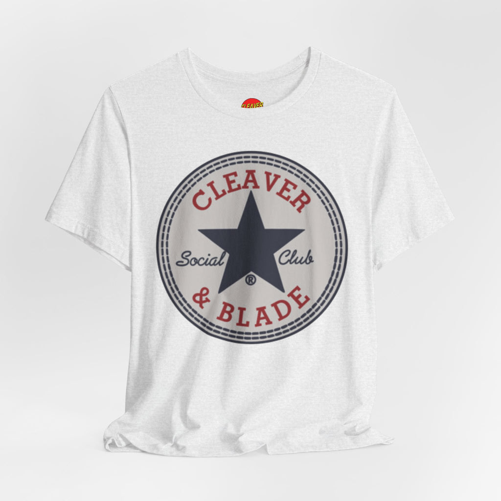 Cleaver & Blade Social Club Tee — Vintage Star Logo T-Shirt