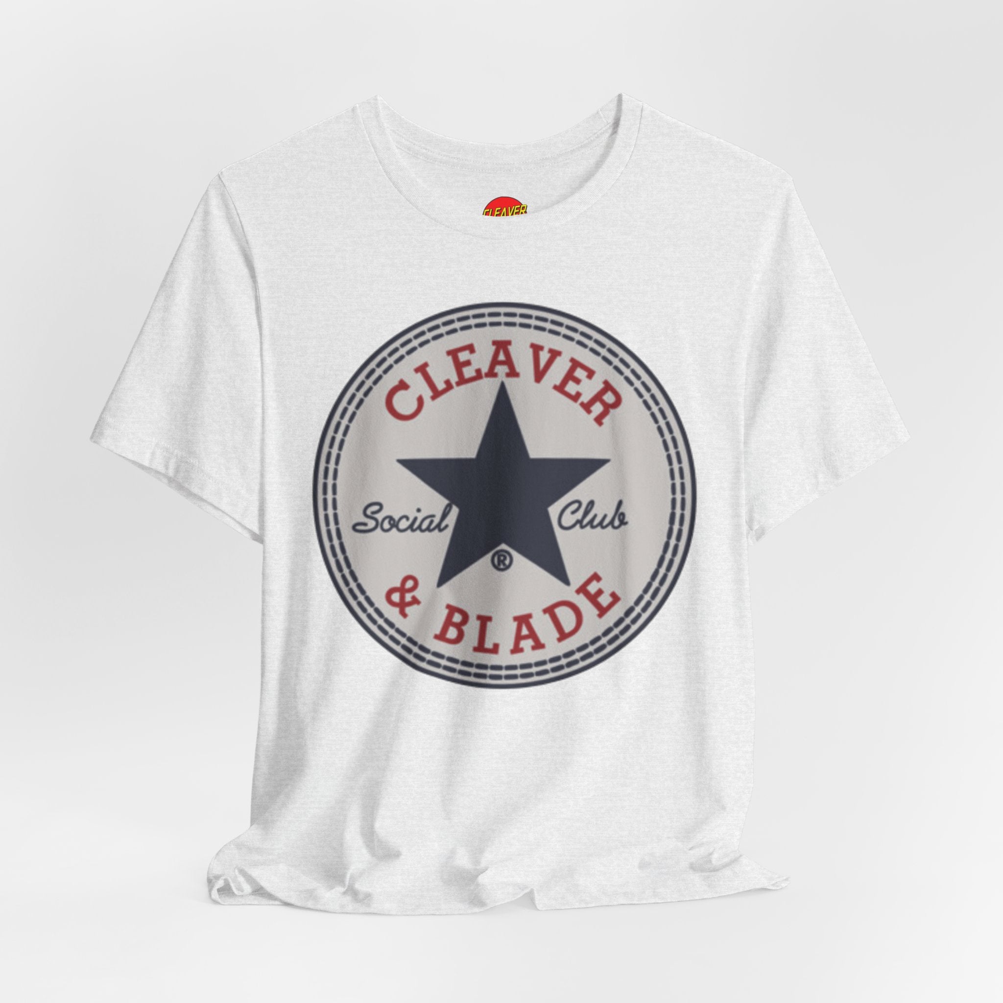 Cleaver & Blade Social Club Tee — Vintage Star Logo T-Shirt