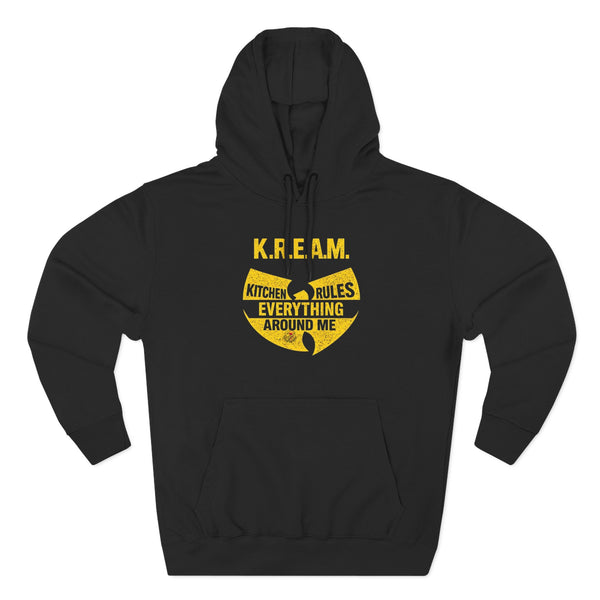Chef Graphic Hoodie – K.R.E.A.M. Kitchen Rules Everything Around Me | Cleaver & Blade®