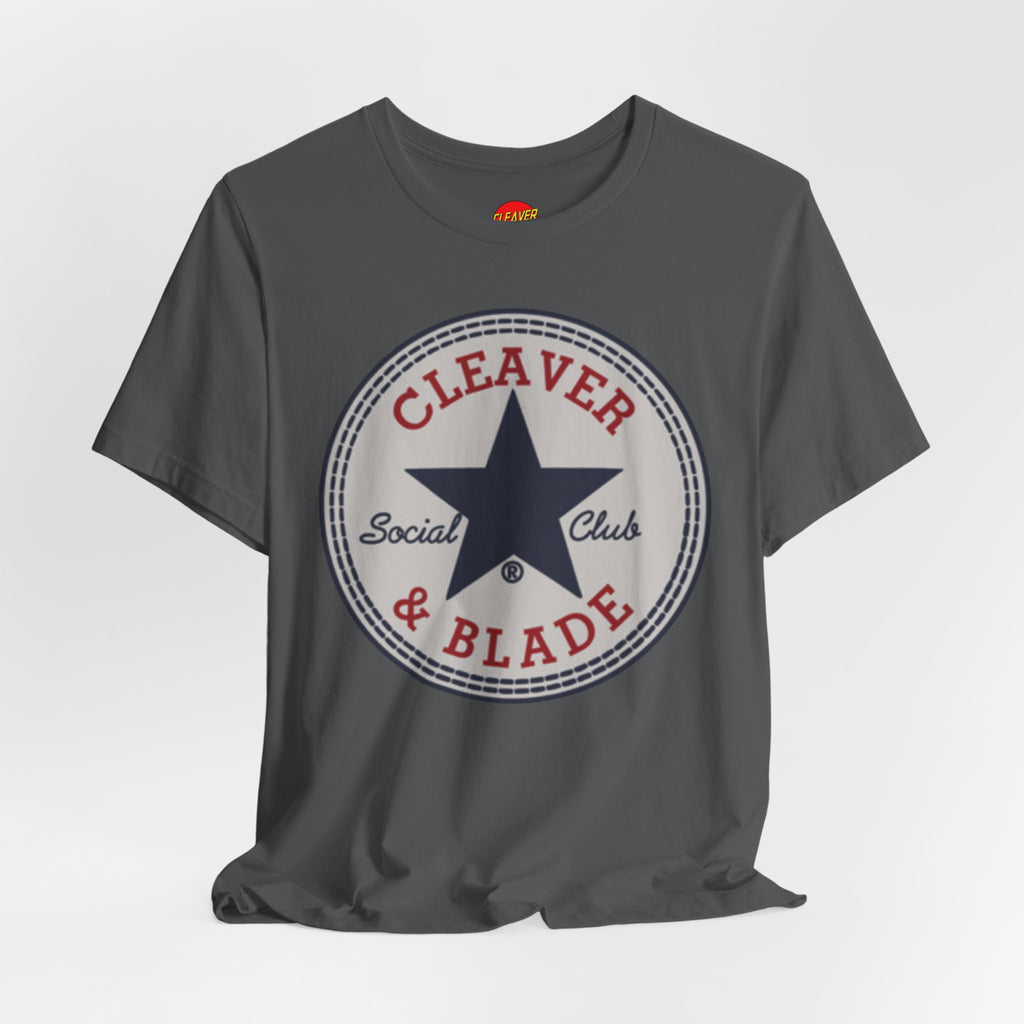 Cleaver & Blade Social Club Tee — Vintage Star Logo T-Shirt