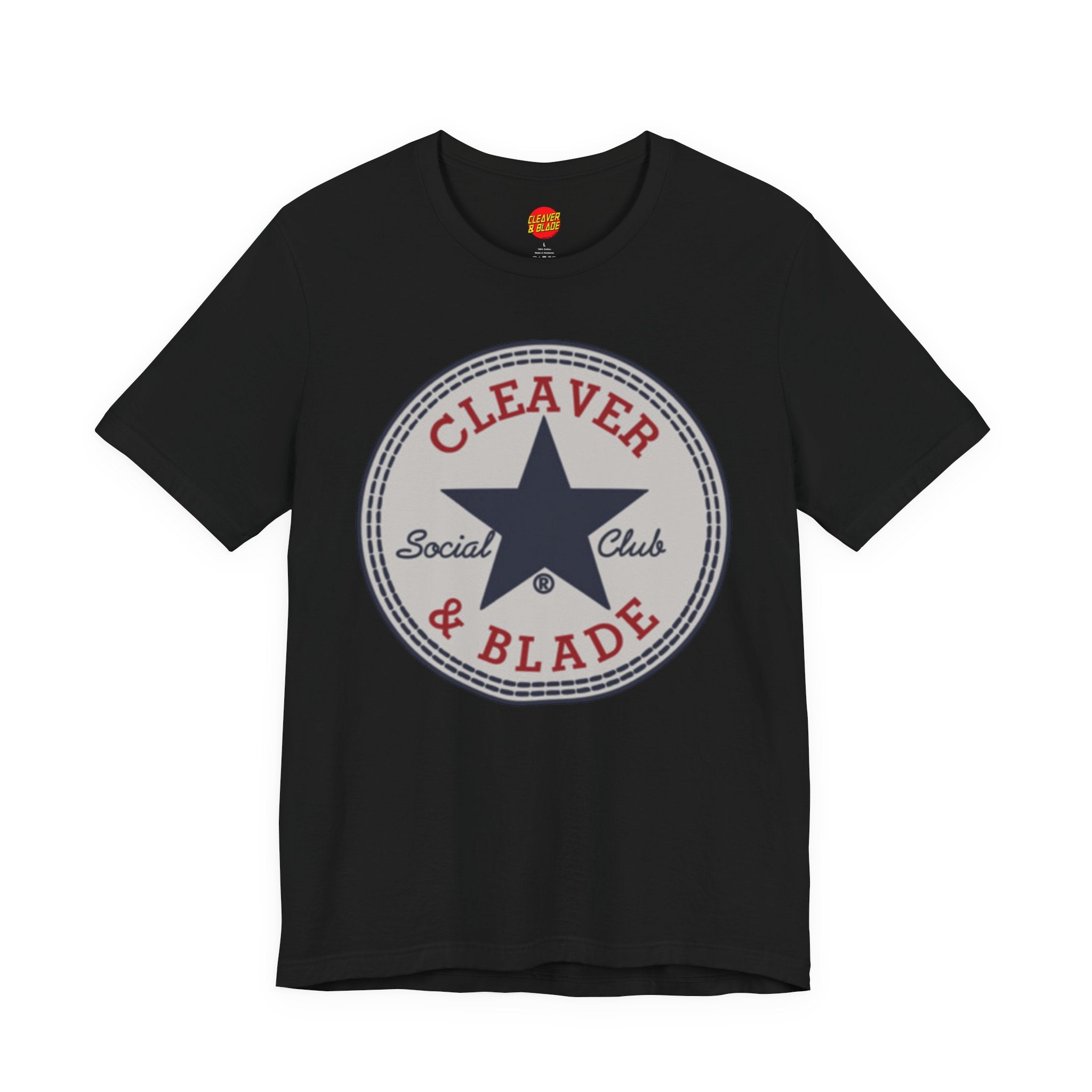 Cleaver & Blade Social Club Tee — Vintage Star Logo T-Shirt