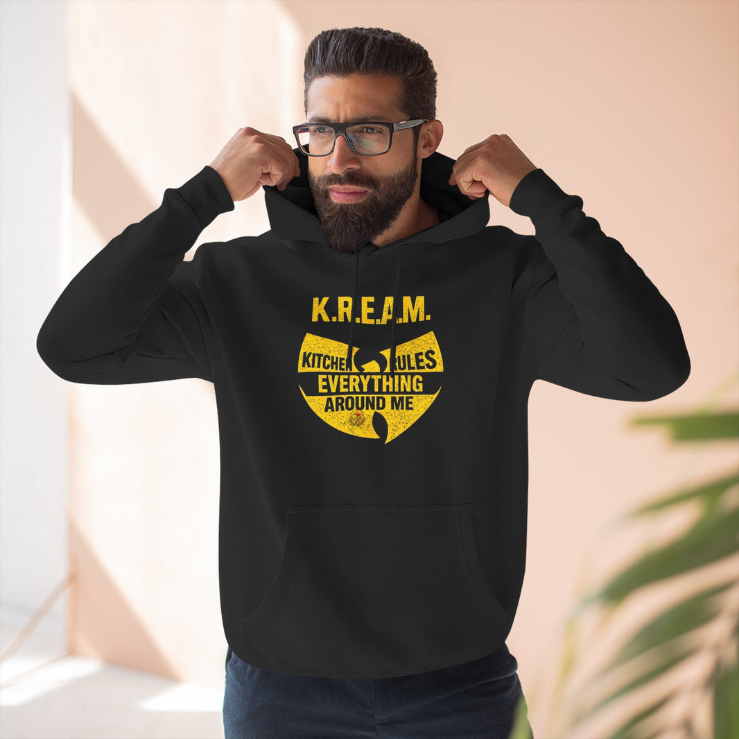 Chef Graphic Hoodie – K.R.E.A.M. Kitchen Rules Everything Around Me | Cleaver & Blade®