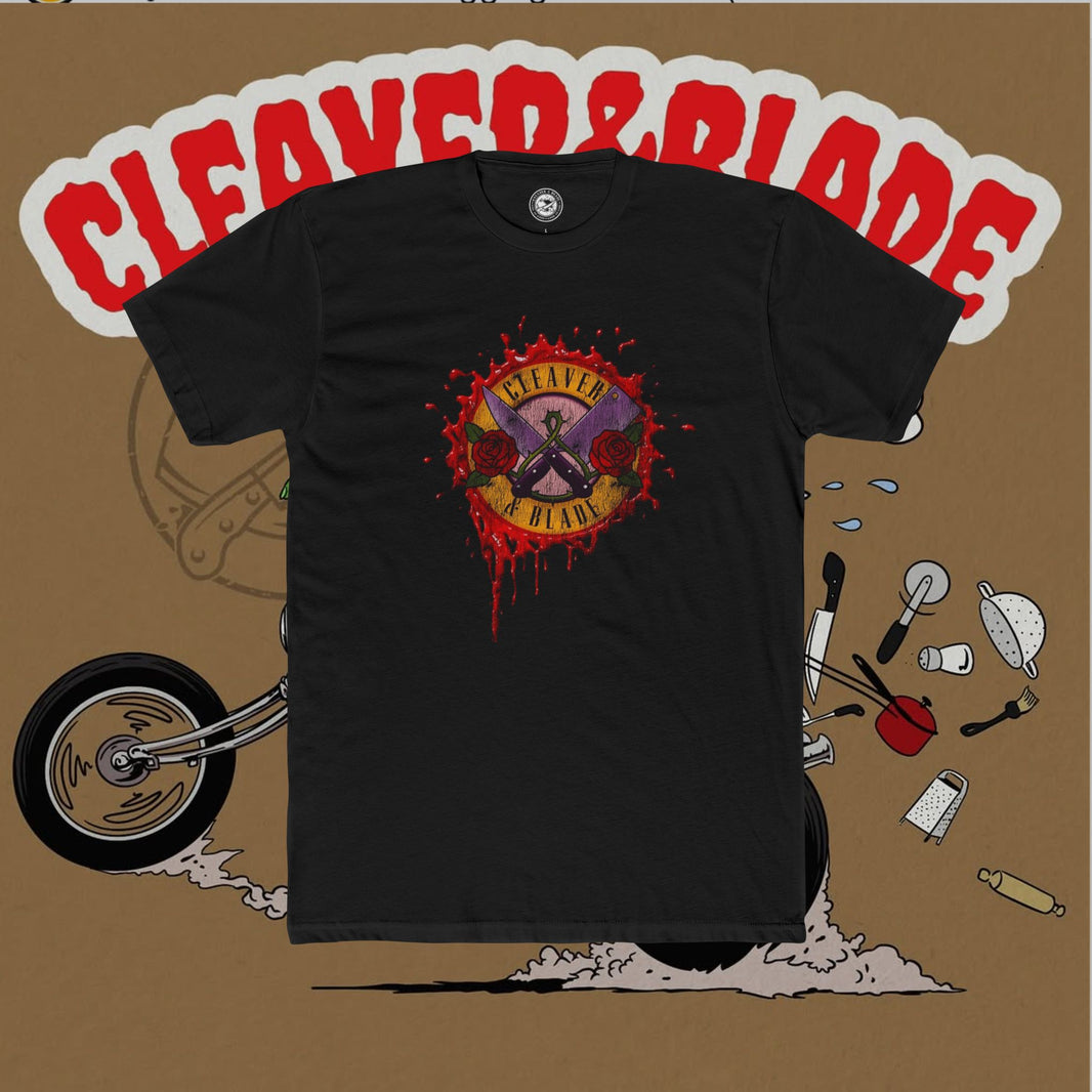 image Blades & Roses Uniform – Chef Graphic T-Shirt | Cleaver & Blade®