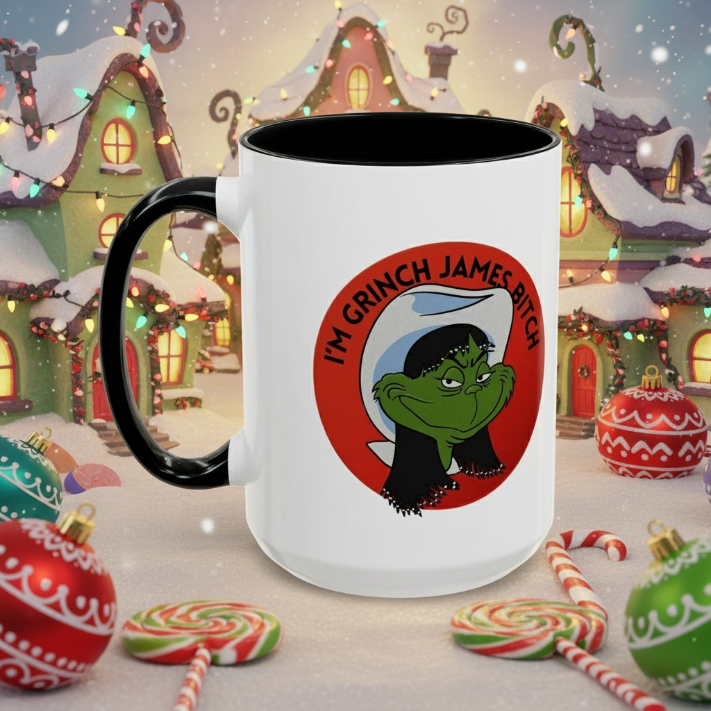 Cleaver & Blade Coffee Mug — 'Bitch!' Graphic Accent Mug (11/15 oz)