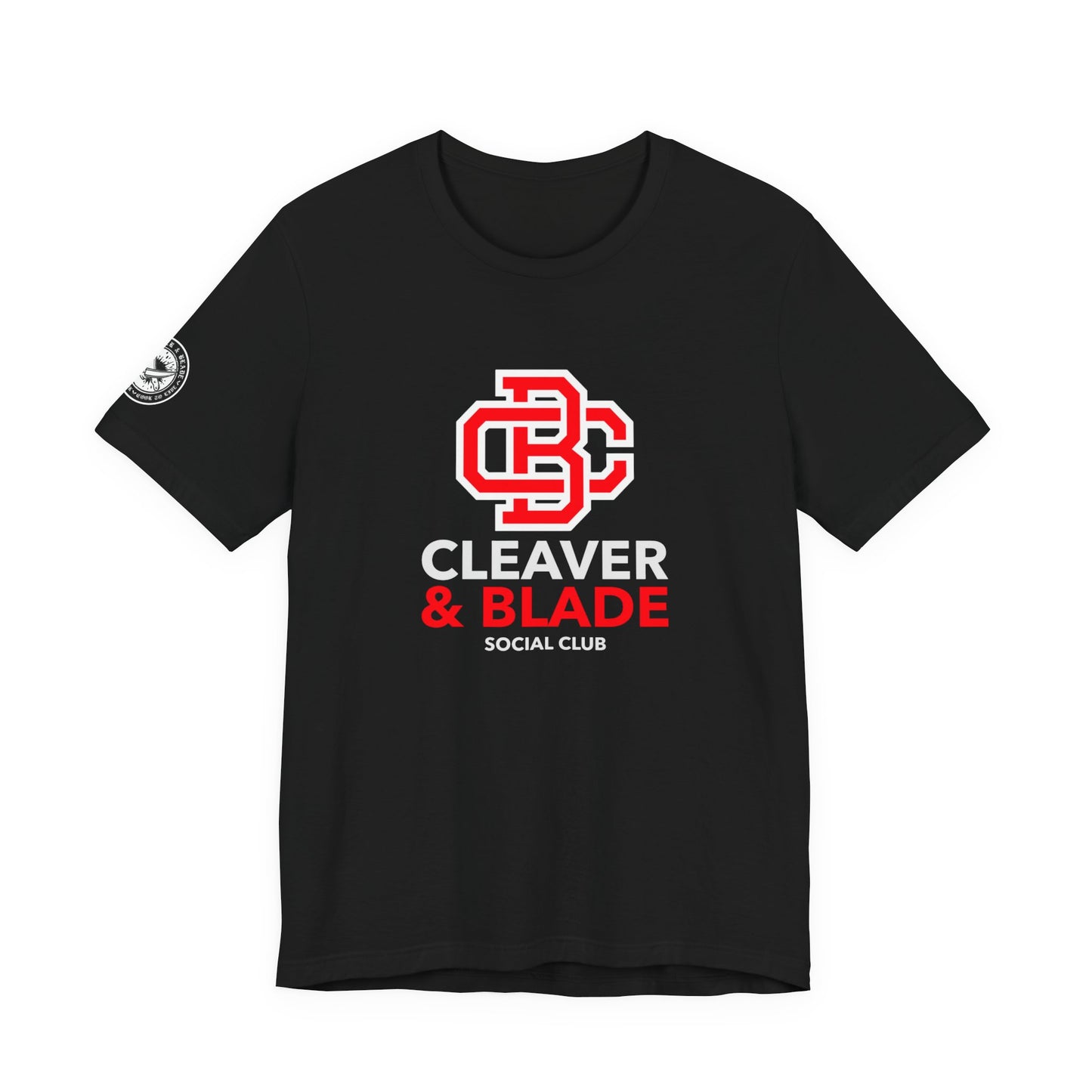 Cleaver & Blade Social Club — College Crest T-Shirt
