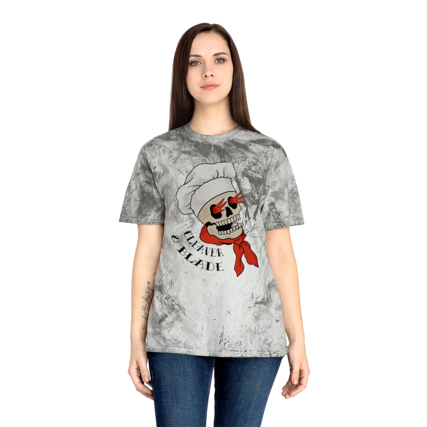 Skull Chef T-Shirt — 'Culinary Blade' Graphic Tee