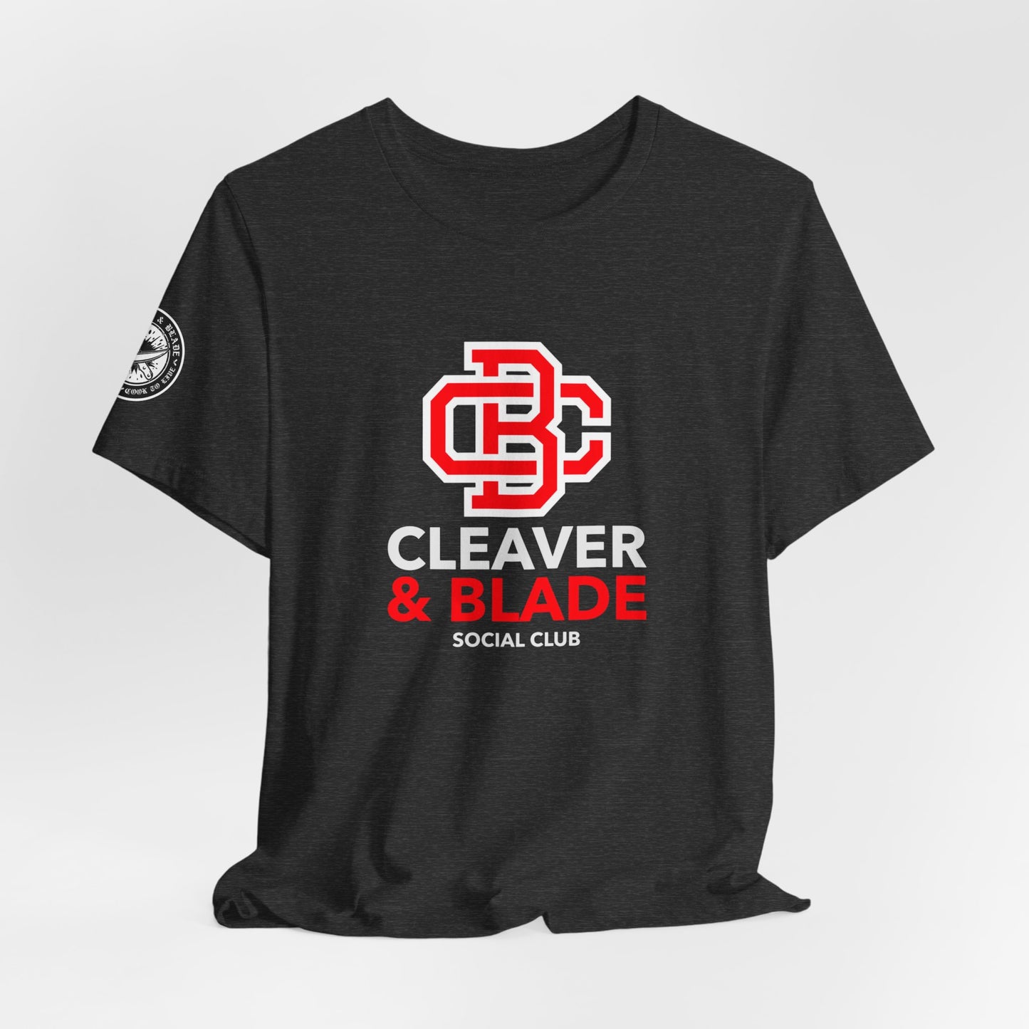 Cleaver & Blade Social Club — College Crest T-Shirt