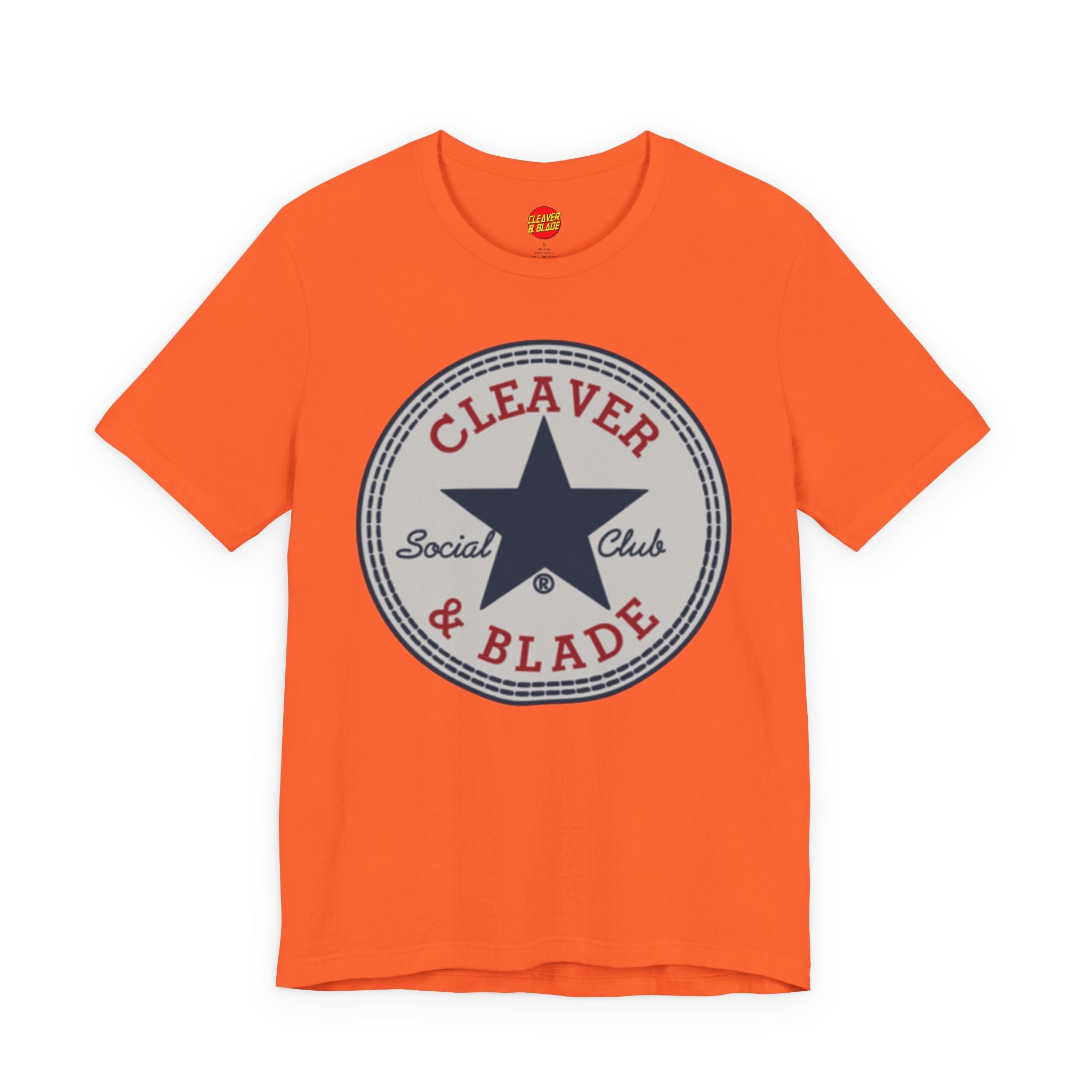 Cleaver & Blade Social Club Tee — Vintage Star Logo T-Shirt