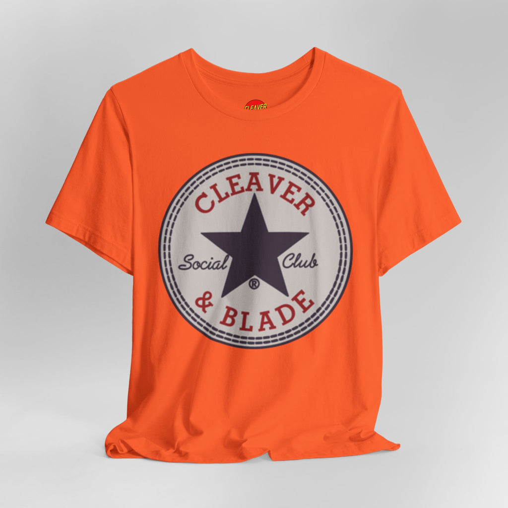 Cleaver & Blade Social Club Tee — Vintage Star Logo T-Shirt