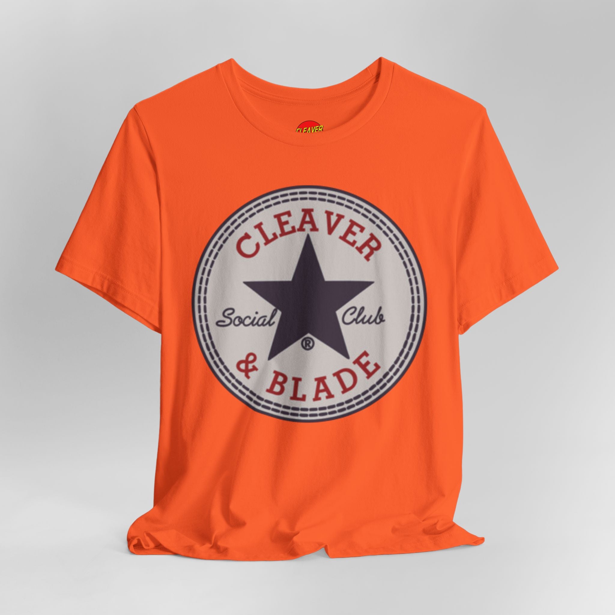 Cleaver & Blade Social Club Tee — Vintage Star Logo T-Shirt
