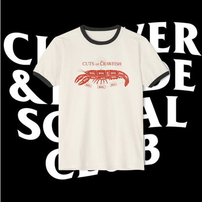 Crawfish Cuts  T-Shirt — Mud Bug Retro Boil Tee
