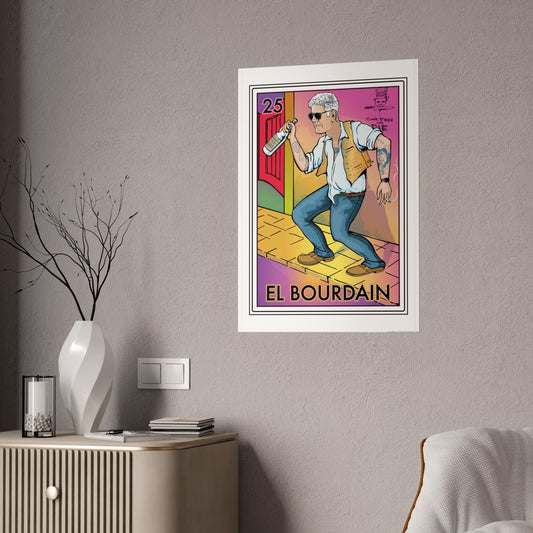 El Bourdain™ “Cook Free or Die” Art Print | Limited Edition Poster