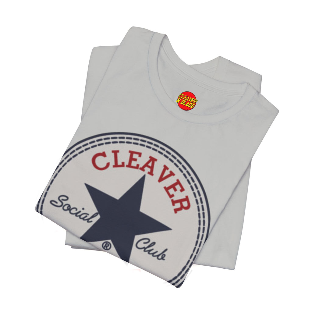 Cleaver & Blade Social Club Tee — Vintage Star Logo T-Shirt