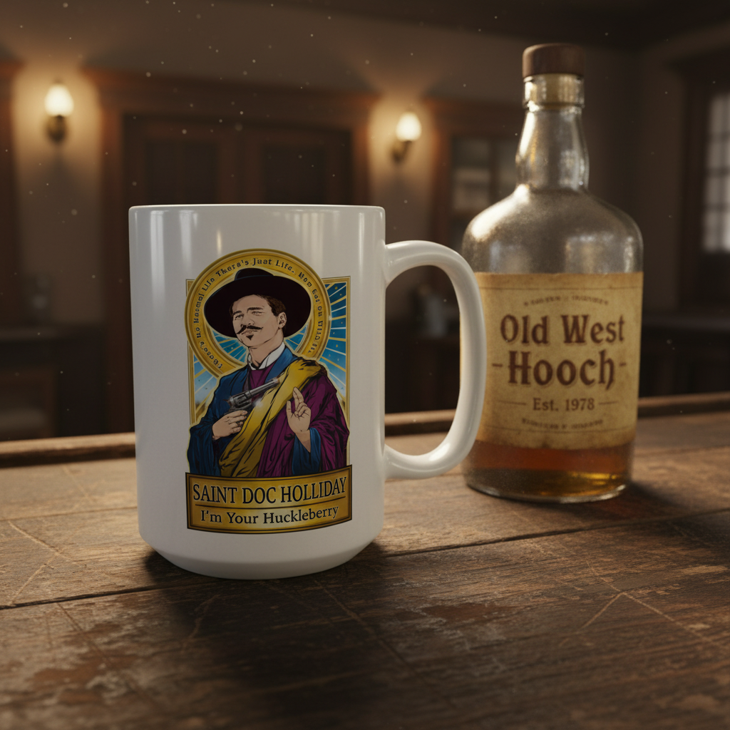 Chef Coffee Mug – “Saint Doc Holliday” Parody Mug | Cleaver & Blade®