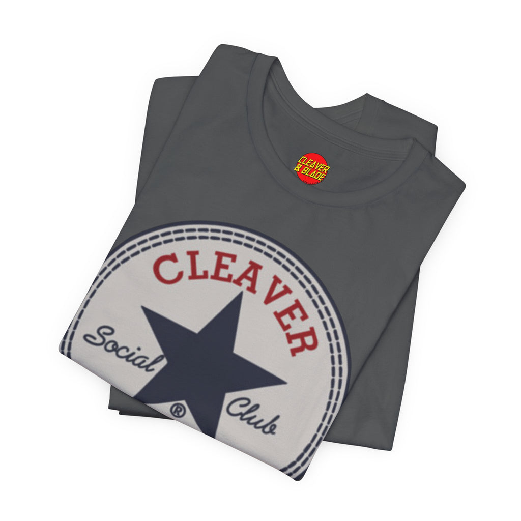 Cleaver & Blade Social Club Tee — Vintage Star Logo T-Shirt