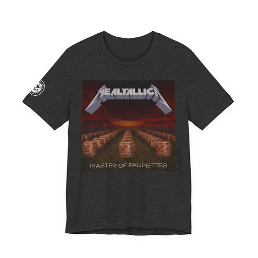 The MEALTALLICA™ – Master of Paupiettes Tee is built for chefs who run their stations like act
