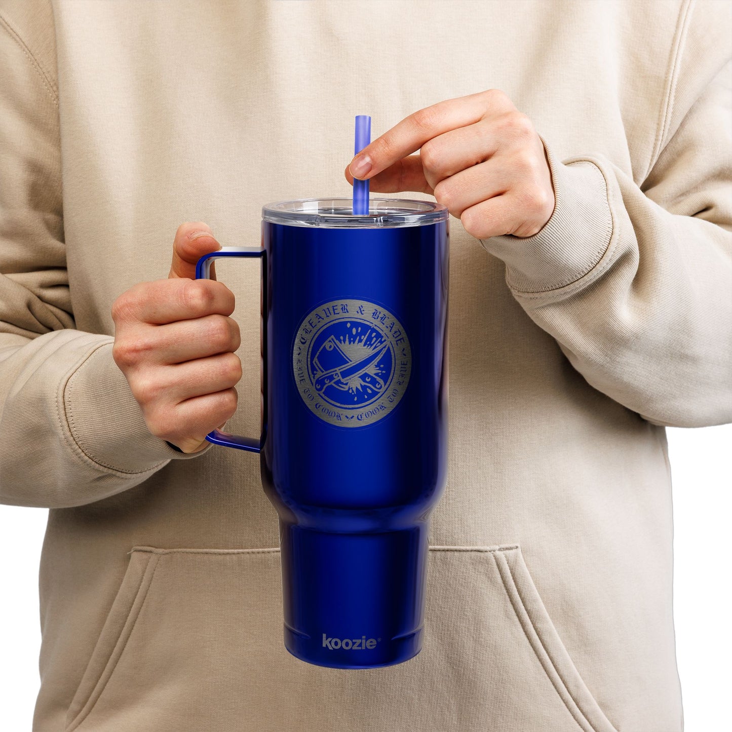Cleaver & Blade™ Engraved Travel Tumbler, 40oz